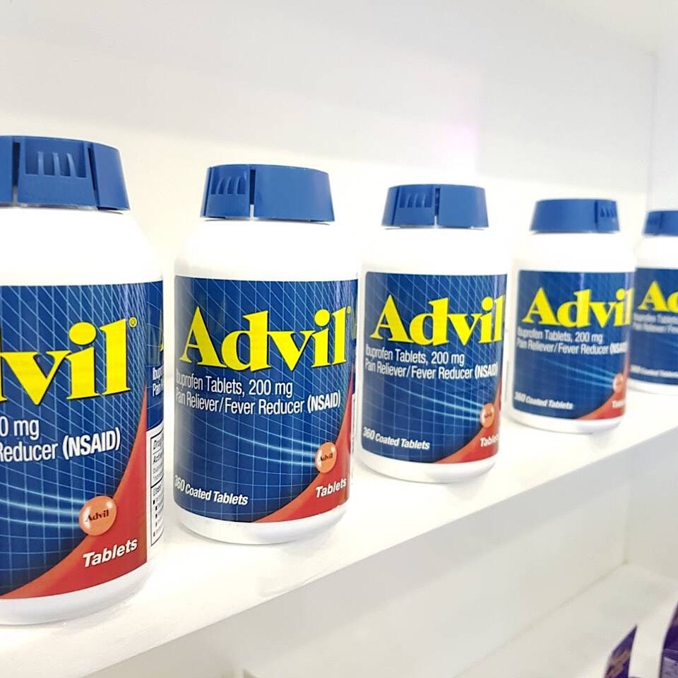 Viên uống Advil giúp giảm sốt